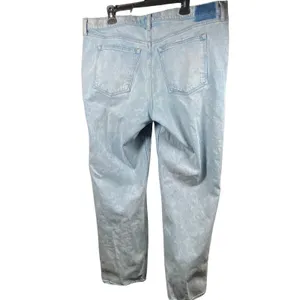 Abercrombie & Fitch Jeans Womens 18R 42x30 90’s Straight Low Rise Light Denim thumbnail 2