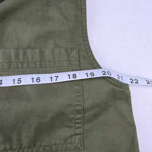 Banana Republic Women Green Utility Twill Sleeveless Romper Large 868654-01 thumbnail 8