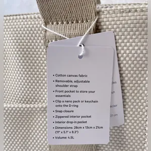 Lululemon Two-Tone Canvas Mini Tote Bag 4.5L thumbnail 9
