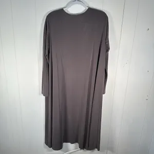 LuLaRoe Women’s Large Gray Long Duster Cardigan Open Front w/ Pockets thumbnail 11
