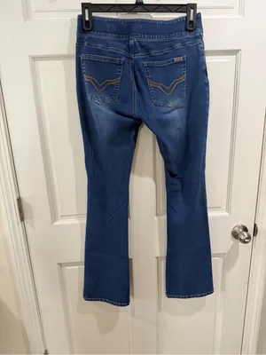 Harley-Davidson Blue Flare Stretch Jeans 99069-20VL Size 30 Tall thumbnail 4