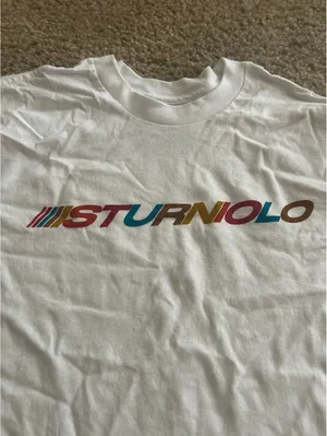 ab8 Junior size large top white shirt T-shirt thumbnail 2