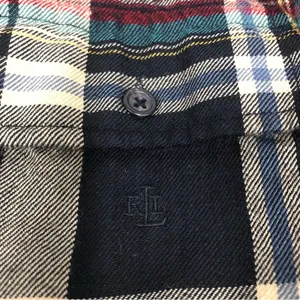 Lauren Ralph Lauren plaid button down shirt size M women’s top 100% wool thumbnail 4