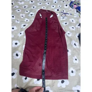 Lululemon red lightweight tank top thumbnail 3