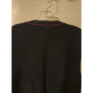 Vntg Napa Valley‎ 100% Wool Embroidered Zip Cardigan Size M thumbnail 13