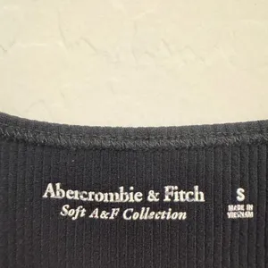 Abercrombie Bodysuit Size S Black Ribbed Square Neck Sleeveless Tank Top Capsule thumbnail 3