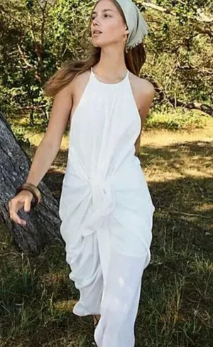 Free People White Dress thumbnail 1