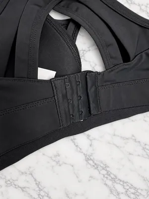 Black Criss-cross sports bra thumbnail 3