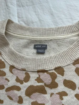 Aerie Cheetah Print Crewneck thumbnail 2