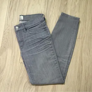 J. Crew Lookout High Rise Skinny Jeans in Grey thumbnail 4