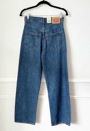 NWT Levi's Snap Ribcage Straight Ankle Jeans in Make It Snappy sz 25 thumbnail 5