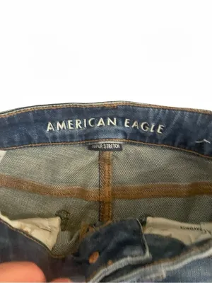 American Eagle Super Stretch Distressed Skinny Jeans Size 6 thumbnail 5