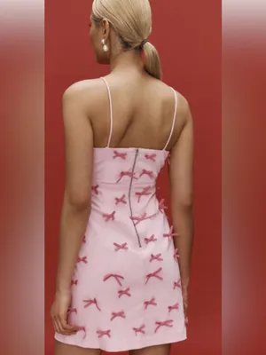 Anthropologie The Brynne 3D Spaghetti-Strap Dress 6 thumbnail 4
