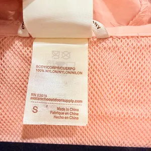 Avalanche Pink Lightweight Hooded Windbreaker Jacket • Zip Pockets • Size S thumbnail 9