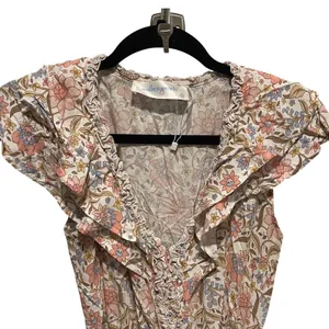 Walker & Wade Floral Smocked Midi Dress | Cottagecore Romantic | Small‎ thumbnail 3