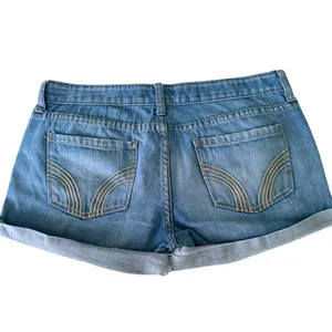 Urban Behavior Low/ Mid Rise Blue Jean Shorts with Cuffed Hems thumbnail 2