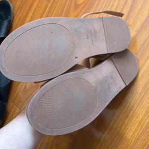 Madewell Noelle Leather Tan Platform Ankle Strap Flat Sandal thumbnail 6