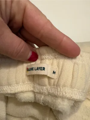 Marine Layer cloud 9 fleece sweatpants antique white size medium thumbnail 9
