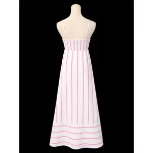 New! Petal & Pup Seville Stripe Maxi Dress Pink Stripe Size Small thumbnail 6