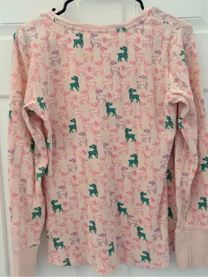Victoria's Secret Pink Knit Henley Top with Light Pink Accents thumbnail 5