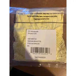 Free People Intimately Bralette Teegan Longline Lace in Yellow, NWT Size XS thumbnail 3