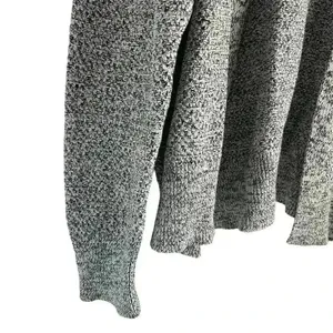 GAP Women's White and Black Open Front Cardigan Sweater‎ Size L Casual Knit thumbnail 4