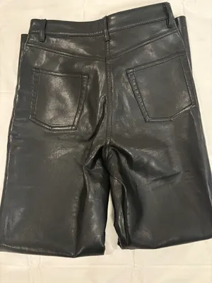 Aritzia Melina Super High Rise leather pants thumbnail 5