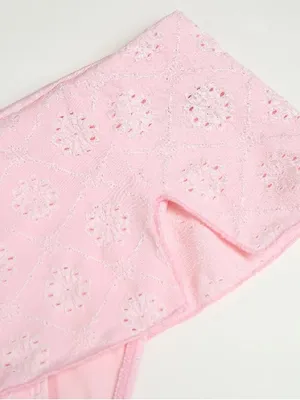 Samiol Pink Geometric Knitted Tankini Set Size M thumbnail 4