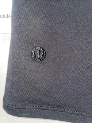 Lululemon Cap-Sleeve Henley T-Shirt Black Size Medium M NWT thumbnail 4