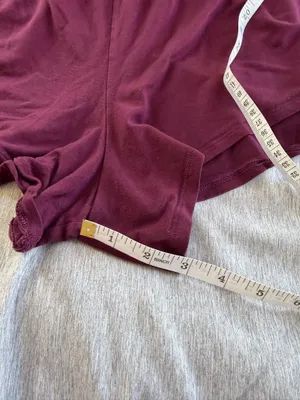 Athleta Women’s Sleep Short Pajama 1X Burgundy Red Lounge Soft Comfy Cozy thumbnail 8