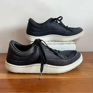 Allbirds Canvas Pipers Black Organic Cotton‎ Low Top Sneakers Womens 10 CP1W10 thumbnail 2