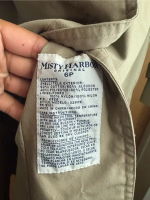 Misty Harbor Women’s Beige Cotton Blend Trench Coat. Size: 6P thumbnail 5