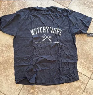 NWT Hubs & Hers Witchy Wife Shirt Sz. XXL thumbnail 1