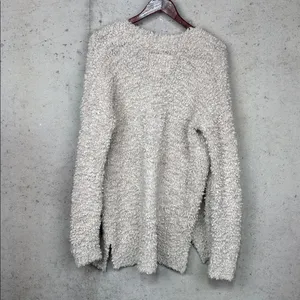 Hollister fuzzy Sherpa cardigan sz M thumbnail 5