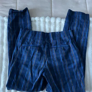 a new day Blue Plaid Women's Straight Leg Pants thumbnail 4