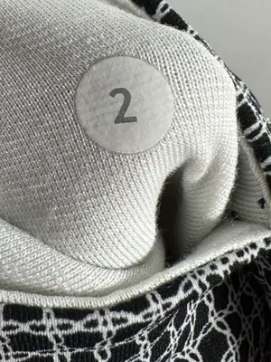 Lululemon Wunder Under Pant III Fall Net White Black‎ Leggings Size 2 thumbnail 10