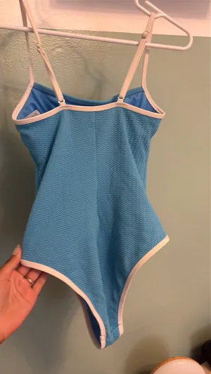Target Blue One Piece with white lining. thumbnail 3