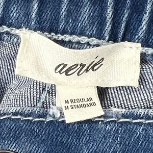 Aerie Denim Baby Flare Jeans Medium Western‎ Boho Stretch Trouser Hippie Summer thumbnail 6