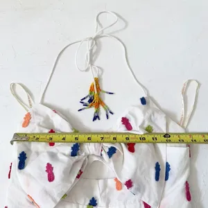 Farm Rio Anthropologie Multicolor Pineapple Midi Dress Size M thumbnail 10