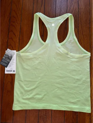 Lululemon Swiftly Tech Scoopneck Tank 2.0 Race Ombré Dye Matcha Size 8 NWT thumbnail 2