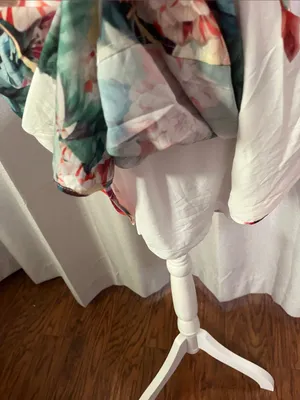 NEW! Floral Multicolor Sleeveless Wrap Dress bubble skirt thumbnail 10