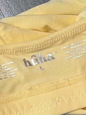 NWOT HUHA Women's Adjustable‎ Tata Mineral Bra Yellow Limoncello Size LARGE thumbnail 5