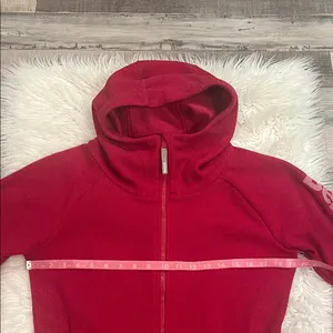 BENCH zip front textured fleece funnel neck hooded jacket L thumbnail 9