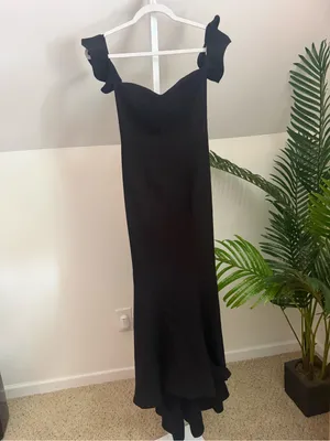 Likely Sunset Gown black off the shoulder dress size 0‎ thumbnail 4