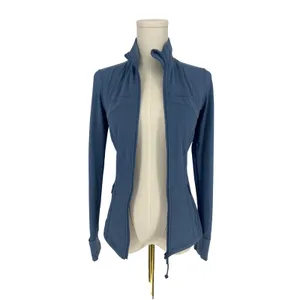 Lululemon Define‎ Jacket Nulu Washed Denim Blue Size 4 thumbnail 5