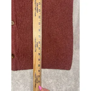 The Commons Large Rust‎ Cardigan Soft Juniors Large Nylon Acrylic thumbnail 5