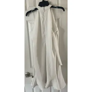 CeCe tie at neck Women's Dress, Sleeveless, White, $35 Size M, B52 thumbnail 5