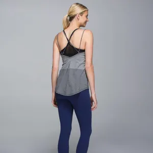 Lululemon Breezy Tank Divided Stripe Heathered Light Grey Heathered Dark Slate thumbnail 14