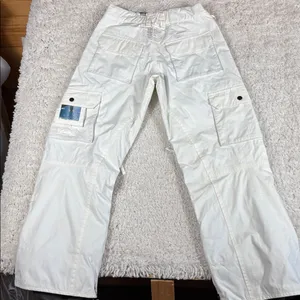 Burton Women's Dryride Stow Cargo Snow Pant XS White Rock Salt New With Tags thumbnail 12