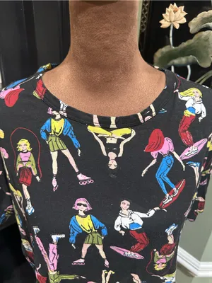Zara Active Girl Cartoon Print Boxy Tee – Size Small thumbnail 2